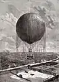 Fesselballon im Jardin des Tuileries