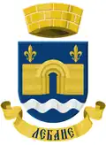 Wappen von Lebane (Serbien)