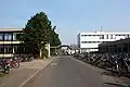 Zufahrt städtisches Gymnasium und Realschule