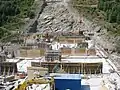 Blick auf die Baustelle Talsperre Leibis-Lichte. (2003)