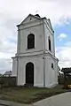 Glockenturm der Kirche