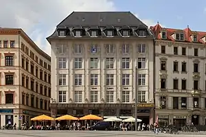 König-Albert-Haus (2015) zwischen Kaufhalle und Barthels Hof