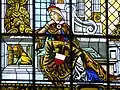 Wappen in einem Fenster des Reichsgerichtsgebäudes in Leipzig