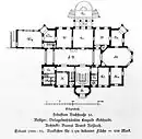 Erdgeschoss-Grundriss des Hauses (um 1892)