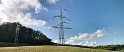 Abzweig der 220-kV-Leitung Lehrte–Borken zum Pumpspeicherkraftwerk Erzhausen