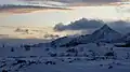 Winterlandschaft bei Leknes