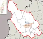 Lage der Gemeinde Leksand