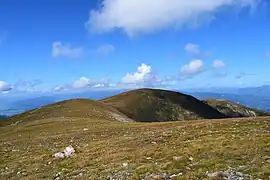 Blick vom Speikkogel zum Lenzmoarkogel
