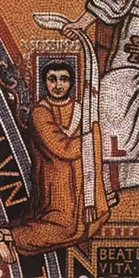 Papst Leo III., Mosaik aus dem Jahr 798/799