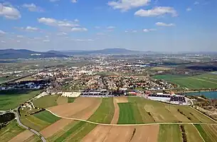 Luftaufnahme von Leobersdorf