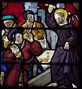 Jesus vertreibt die Geldwechsler aus dem Tempel