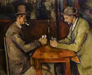 Paul Cézanne: Les Joueurs de cartes um 1894–1895Musée d’Orsay