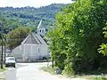 Blick auf die Kirche Szent Péter és Pál apostolok