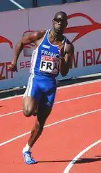 Leslie Djhone fehlten auf seinem vierten Platz nur drei Hundertstelsekunden zur&nbsp;Bronzemedaille