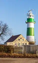 Leuchtturm Bülk, nördlich von Strande