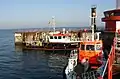 Tonnenleger Bussard vom WSA und Lotsenboot