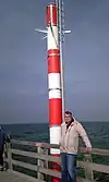 Leuchtturm Wustrow auf der Seebrücke