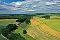 Luftbild des Stausees Kleindittmannsdorf (Blick nach Norden Richtung Kleindittmannsdorf)