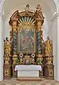 Rechter Seitenaltar im Oktogon