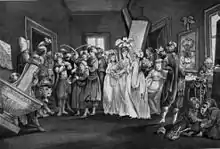 Lieberhaberaufführung des „Postzuges“ von Ayrenhoff