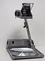 Liesegang portable Typ 615, Vorlagenfläche DIN A4, 24-Volt-Lampe mit 250 Watt,zusammenklappbar, ab 1982