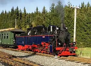 Aquarius C am 2. Oktober 2011 auf der Preßnitztalbahn