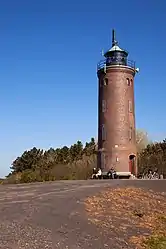 Der Leuchtturm von St. Peter-Böhl im Bereich Süderhöft