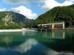 Stausee und Wasserkraftwerk Ligonchio