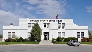 Lincoln County Courthouse, gelistet im NRHP Nr. 02000820
