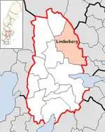 Lage der Gemeinde Lindesberg