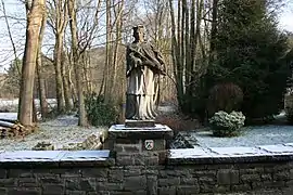 Statue des Brückenheiligen Johannes Nepomuk