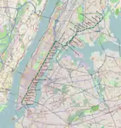 Landkarte mit Verlauf der Linie&nbsp;6