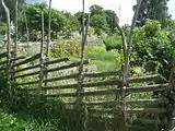 Zaun beim Kräutergarten