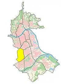 Statistische Bezirke des Linzer Stadtteils Bindermichl-Keferfeld