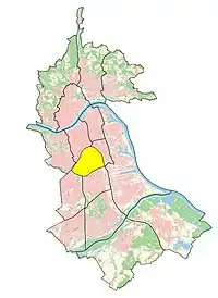 Statistische Bezirke des Linzer Stadtteils Bulgariplatz