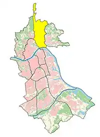 Statistische Bezirke des Linzer Stadtteils St. Magdalena (Linz)