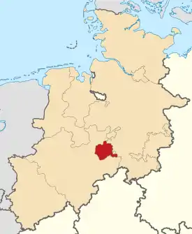 Lippe innerhalb der britischen Besatzungszone