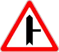 Zeichen 109:Vorfahrt (Einmündung von rechts)