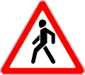 Zeichen 128:Fußgänger kreuzen