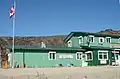 Die Grenzstation am Little Gold Creek (Yukon Yukon)