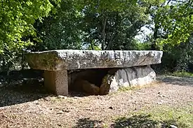 Dolmen von La Pierre Martine - danach