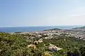 Blick vom Puig de Castellet auf Lloret