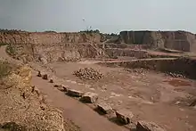 Rhyolith-Steinbruch in Löbejün(Sachsen-Anhalt)