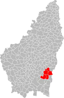 Lage der CC Rhône Helvie im Département Ardèche