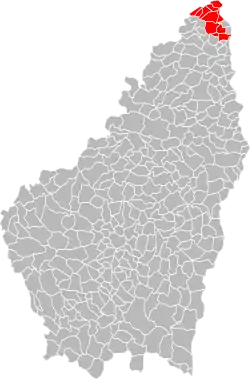 Lage der CC Vivarhône im Département Ardèche
