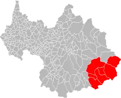 Lage der CC de Haute Maurienne Vanoise im Département Savoie