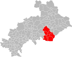 Lage der CC de l’Embrunais im Département Hautes-Alpes