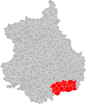 Lage der CC de la Beauce d’Orgères im Département Eure-et-Loir
