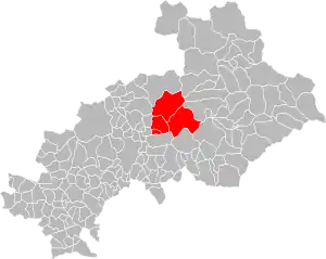 Lage der CC du Haut-Champsaur im Département Hautes-Alpes