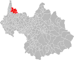 Lage der CC du Canton d’Albens im Département Savoie